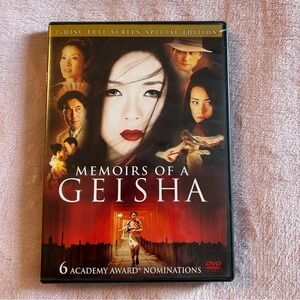 ✨4 for $20✨ Memoirs of a Geisha 2 disc special edition DVD great condition